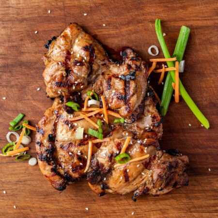 Korean Inspired Bulgogi Chicken Thighs