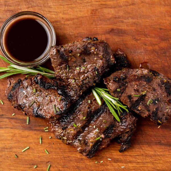 Balsamic Rosemary Sirloin Tips